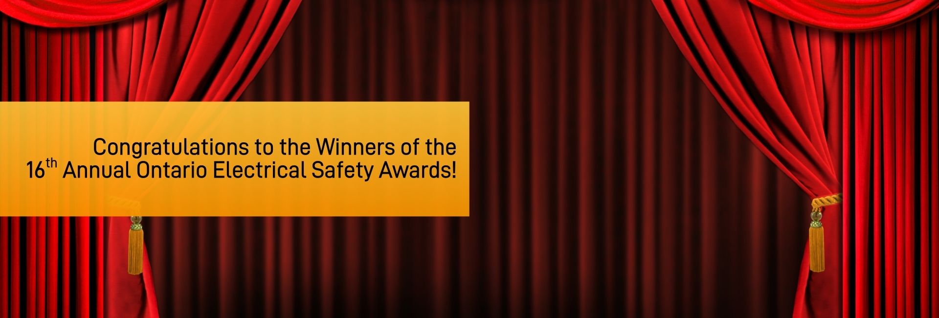 Congratulations to the Winners of the 16th Annual Ontario Electrical Safety Awards!