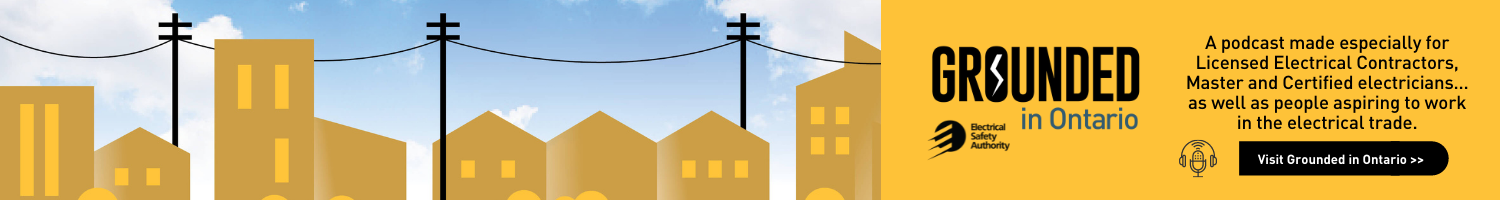 Visit Grounded in Ontario podcast. A podcast made for people working or aspiring to work in the electrical trade.