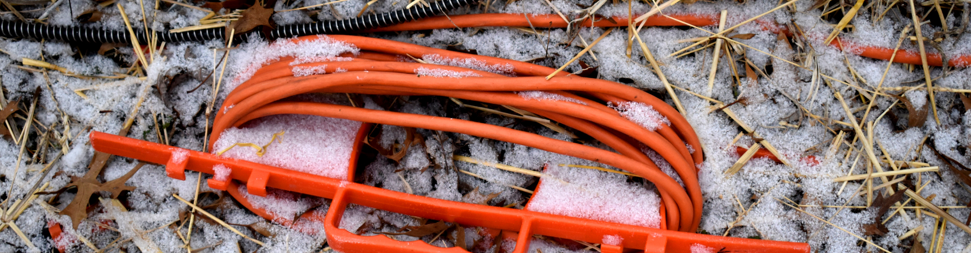 orange outdoor extension cord