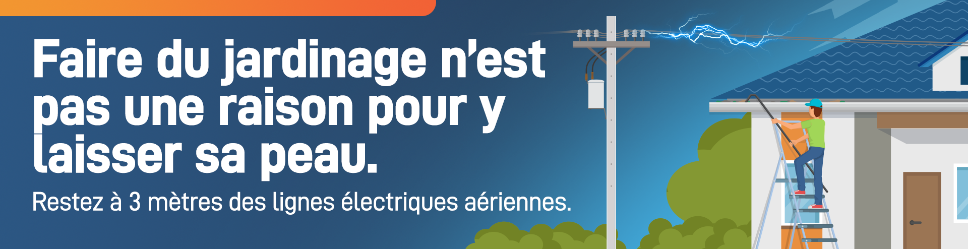 faire du jardinage n'est pas une raison pour y laisser sa peau